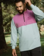 Tymfi Half-Zip Sweatshirt Lilac - Veraman - Image 3