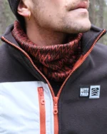 Half Face Black-Red (handmade) - Image 3