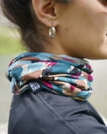 Half Face Teal-Brown